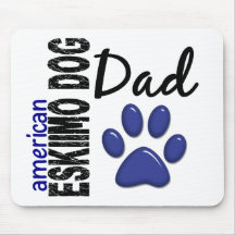 American Eskimo Dog Dad 2 Mousepad