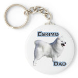 American Eskimo Dog Dad 4 - Keychain