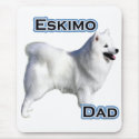 American Eskimo Dog Dad 4 mousepads by GreyWolfCreation American Eskimo Dog Dad 4 mousepads