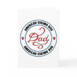 American Eskimo Dog Dad Greeting Cards
