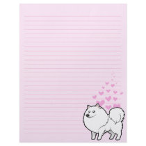 American Eskimo Dog / German Spitz Love Personalized Letterhead
