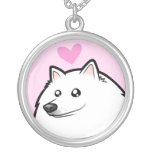 American Eskimo Dog / German Spitz Love Personalized Necklace