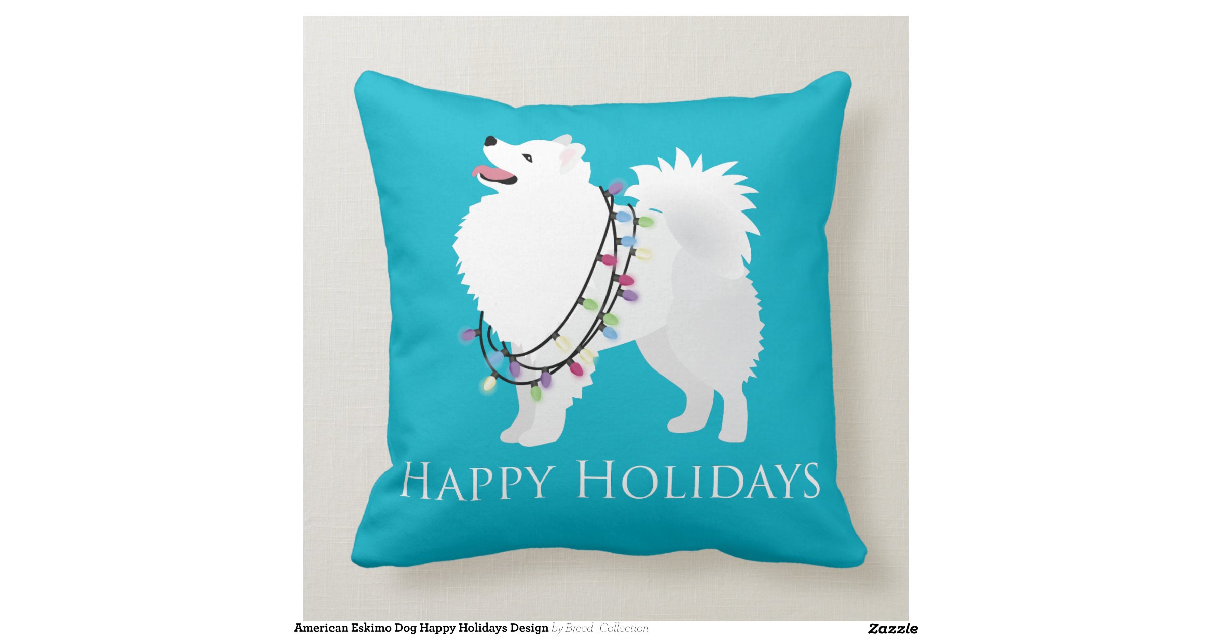 american eskimo pillow