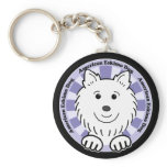 American Eskimo Dog Keychains