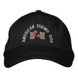 American Eskimo Dog Mom Embroidered Baseball Caps
