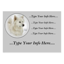 American Eskimo Dog Profile Cards business cards