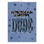 American Eskimo DUDE Greeting Cards