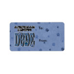 American Eskimo DUDE Address Label