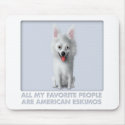 American Eskimo Favorite mousepads by cartoondogs American Eskimo Favorite mousepads