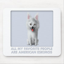 American Eskimo Favorite mousepads