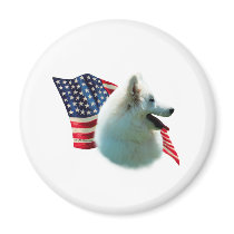 American Eskimo Flag magnets by GreyWolfCreation American Eskimo Flag magnets