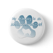 American Eskimo Granddog buttons by MenagerieMayhem American Eskimo Granddog buttons
