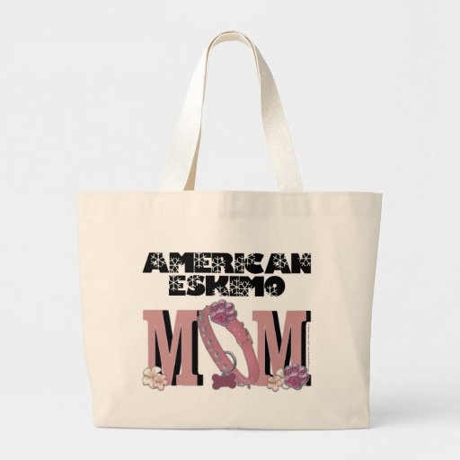 American Eskimo MOM Tote Bag