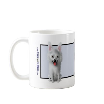 American Eskimo Mug by cartoondogs