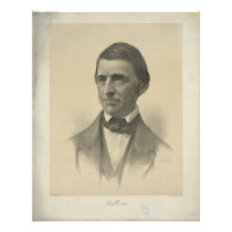American Essayist Ralph Waldo Emerson Portrait Photo Print