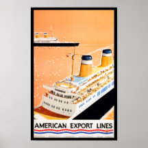 American Export Lines Posters