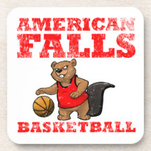 American Falls Beavers Basketball Coaster
