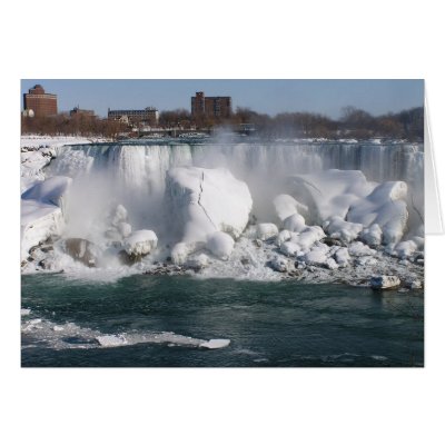 American Falls Winter Greeting Cards by kerstitch