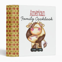American Family Cookbook binders