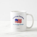 American Farmers: Peas Through Strength mugs by qshirts American Farmers: Peas Through Strength mugs