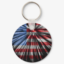 American Fireworks Flag keychains