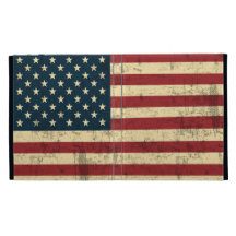 American Flag Aged Distressed iPad Folio Covers
