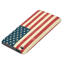 American Flag Aged Faded iPod Touch Case-Mate Case