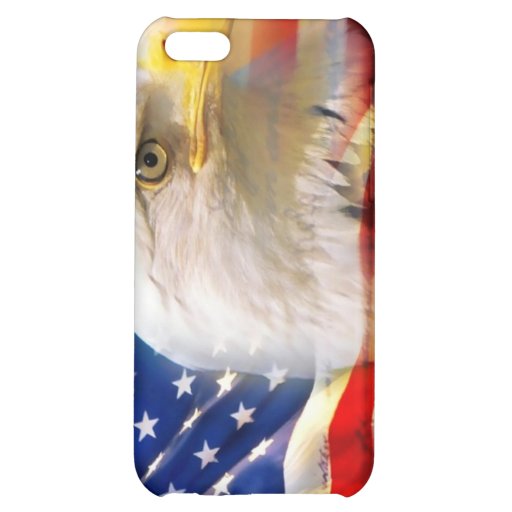 American flag and eagle Iphone case iPhone 5C Cover | Zazzle