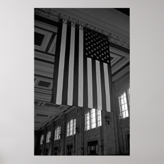 American Flag at Union Station