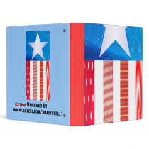 American Flag Avery Binder by mannybell American Flag Avery Binder