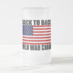 American Flag Back To Back World War Champs Mug