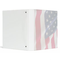 American Flag Background 3 Ring Binders