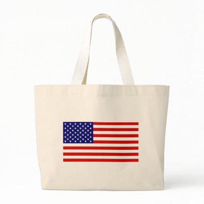 American Flag Bag by prawny