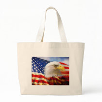 American Flag Bald Eagle Bag
