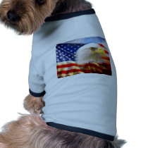 American Flag Bald Eagle Pet Clothing