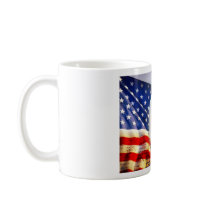 American Flag Bald Eagle Coffee Mug