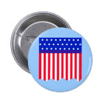 American Flag Banner Products Pinback Buttons