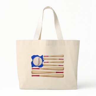 Baseball tote bag