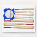 American Flag Baseball Gifts mousepad