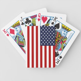 American Flag Bicycle Playing Cards