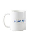 American Flag Bikini Pinup Girl by Al Rio Coffee Mugs