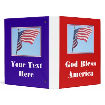 American Flag Binder by janislil