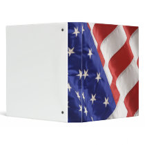 American Flag 3 Ring Binder