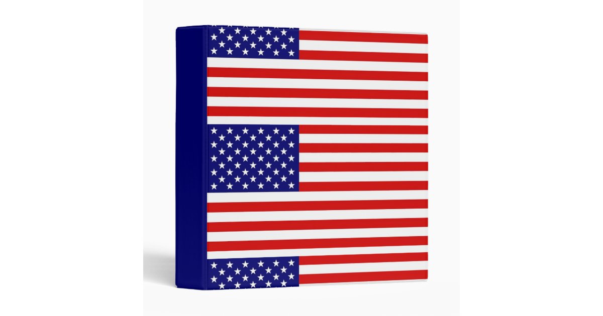 American Flag Binder Zazzle