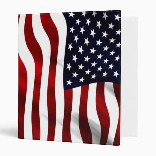 American Flag Binder Zazzle