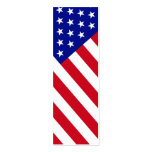 American Flag Book Mark. Business Card Template