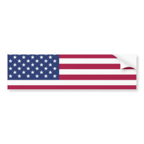 American Flag Bumper Sticker