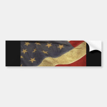 American Flag Bumper Sticker