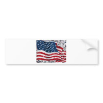 American Flag Bumper Stickers