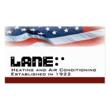 American Flag Business Card Template